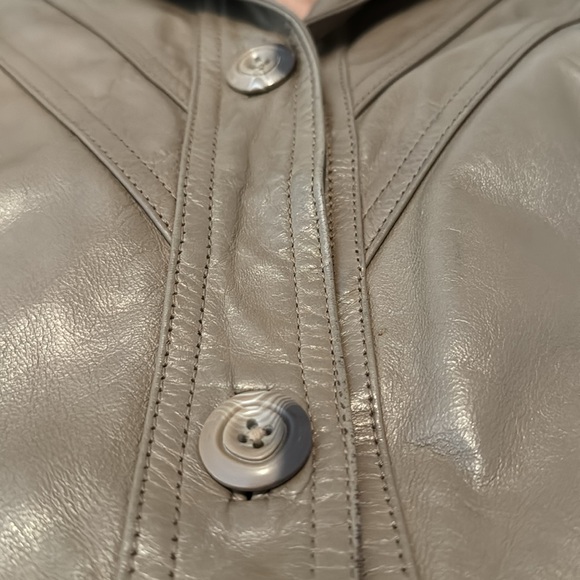 Vintage 1980’s Women’s Wilson’s Suede and Leather Trench-coat in XL/16 - Picture 6 of 16